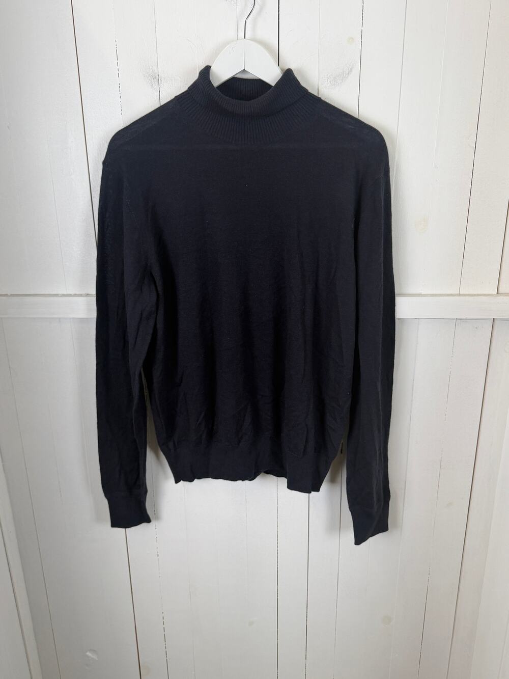 Buck Mason Blue Cashmere Pullover Sweater Men’s L NWT